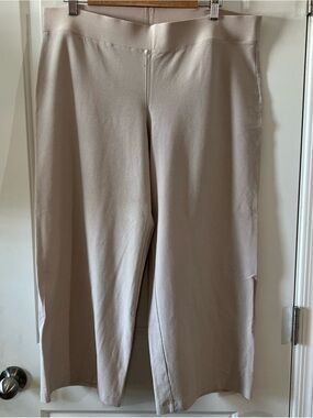 Eileen Fisher Wide Leg Cropped Pants Size XL